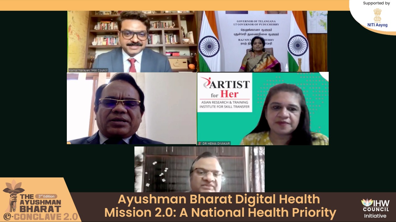 Success of Ayushman Bharat Yojana Lies in More Acceptance from People; Ayushman Bharat a Game-Changing Health Scheme: Dr Tamilisai Soundarajan at Ayushman Bharat e-conclave